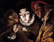El Greco Allegory with a Boy Lighting a Candle in the Company of an Ape and a Fool Germany oil painting artist